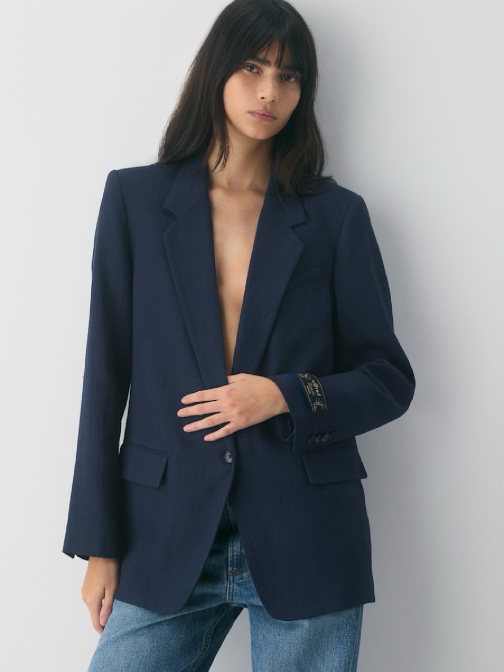 Wilfred Aritzia Classic Navy Generation Blazer